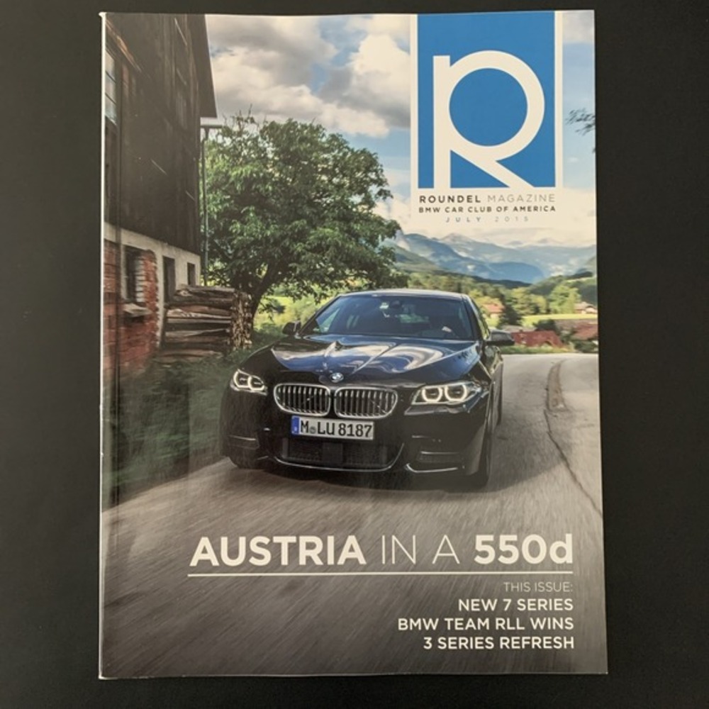 Roundel BMW Car Club Magazine July 2015 Vol. 47(7) - 550d In‎ Austria, 7 Series